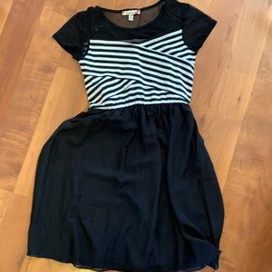 Speechless black and white dress